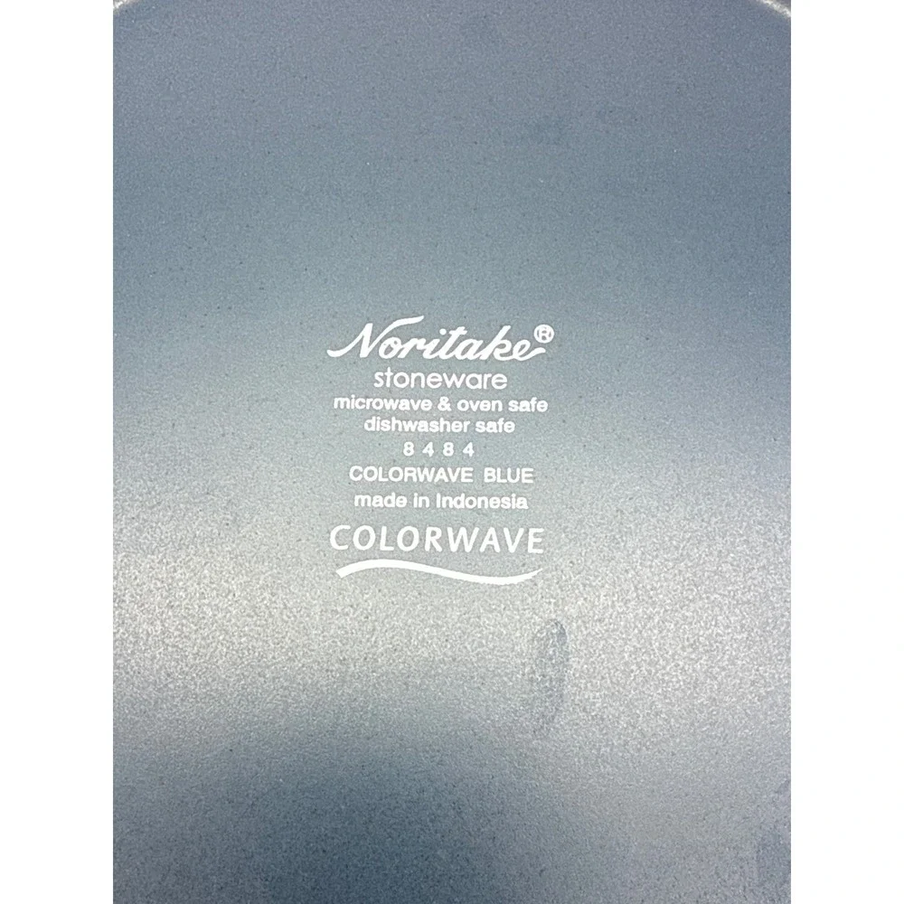 Noritake Colorwave Blue Square Dinner Plate 8484 Stoneware 10.75